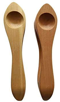 Heritage Musical Spoons,Natural Wood Musical Spoons,Percussion Instrument Musical Instrument for Easy Play Irish Folk Music Sound-2PCS