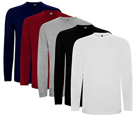 Pack Camisetas Roly Camiseta Extreme Manga Larga Unisex Adultos y Niños