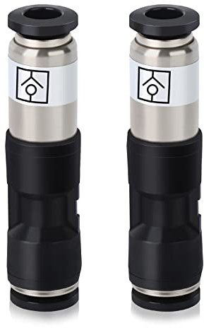 ERGAOBOY 2 Stk. 6 mm Druckluft Rückschlagventil Steckverbinder, Luftstrom Push to Connect Fittings