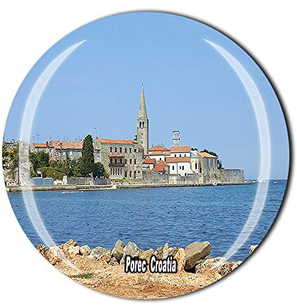 Porec Kroatien Kühlschrankmagnet Kristall Touristen Souvenir Geschenkkollektion Kühlschrank Magnetischer Aufkleber
