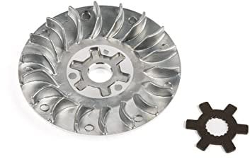 Lüfterrad / Riemenscheibe mit Sternscheibe 13mm Minarelli / China 2-Takt