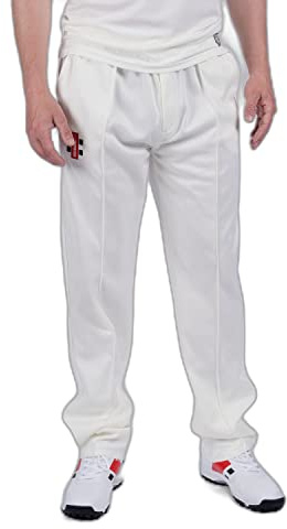 Nicolls Matrix V2 Junior Cricket Trousers (2023) - Age 11-12, White