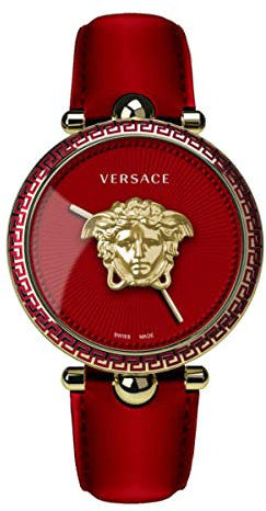 Versace Damen Uhr Armbanduhr Palazzo Empire VECO01822 Leder