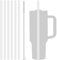 6 Paille Plastique, Pailles pour Stanley 20/30/40 oz Stanley Tumbler