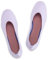Frank Mully Ballerine Piatte Slip-on in Maglia da Donna - Décolleté con Punta Rotonda, Viola, 37 EU