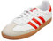 adidas Samba Damen-Sneaker, Cloud White/Solar Red/Off White, 36.5 EU