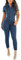 Salopette da donna, pantaloni da lavoro, jeans, tuta in denim, sexy, con salopette elasticizzate, jeans lunghi, boyfriend, jeans skinny, Blu, S