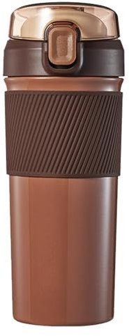 Insulated Coffee Tumbler | Stainless Steel Travel Bottle | Bottle Travel Mug | Vacuum-sealed Travel Mug | Double-wall Bottle Mug | Leak-proof Travel Bottle| Travel Coffee Flask | Temperature Rete