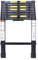 EGTink Teleskopleiter 2,6M,Aluminium Mehrzweck Klappleiter,Ausziehleiter Mehrzweckleiter,Ausziehbar Aluleiter,150 kg Belastbarkeit,Schwarz