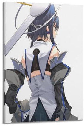 VZRSQZK Anime Ouro Kronii Hololiv-Poster, dekoratives Gemälde, Leinwand, Wandposter und Kunstdruck, moderne Familienschlafzimmer-Dekoration, Poster, 20 x 30 cm