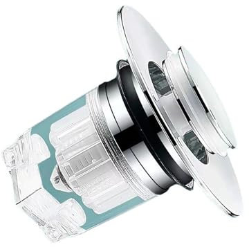 Waschbecken-Ablauffilter, Deodorierkern, PopUP-Press-Typ, Waschbecken, Abflussstopfen aus Kupferkern, geruchsdichter Abflusskern, abnehmbarer Abflussfilter, Waschbeckenablauf, leicht zu reinigen,