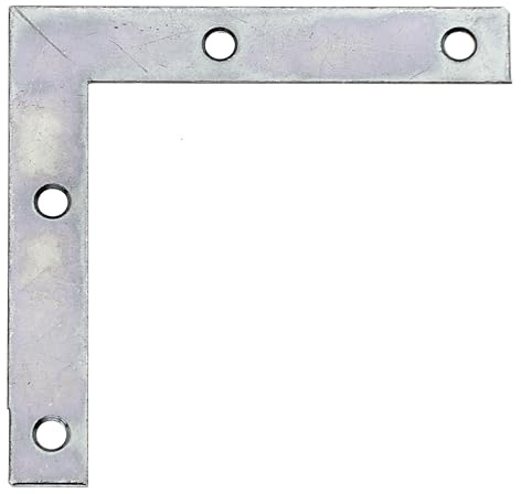 Alberts 848996 Möbelwinkel | sendzimirverzinkt | 75 x 75 x 12 mm | 40er Set