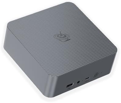 Beelink EQR6 Mini PC, AMD Ryzen 7 6800U (8C/16T up to 4.7Ghz), 24G LPDDR5 RAM 500GB PCIe4.0 SSD Mini Computer, WiFi6, BT5.2, 4K Dual HDMI, Dual 1000M LAN, USB3.2, Type-C