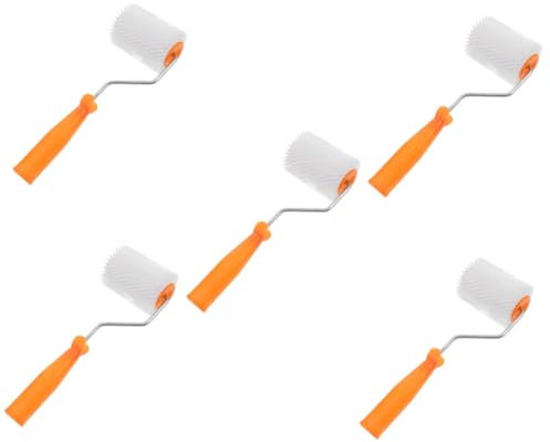 Gadpiparty 5stücke Selbstnivellierende Spiked Walze Für Zement Zahnhöhe Luftblasenentferner Geeignet Für Bodenfarbe Und Estrich Effiziente Entlüftung Und Professionelle