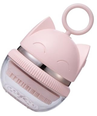 CRILSTYLEO 1juego Limpiador Facial Eléctrico De Forma De Gato Cepillo De Limpieza Profunda y Exfoliación Suave Portátil y Recargable Para Tipo De Piel