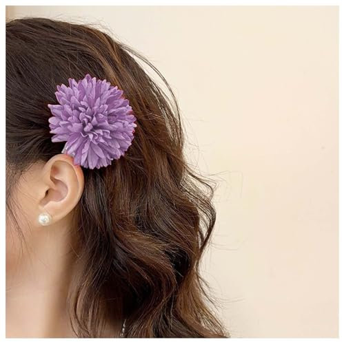 Xduargs Barrettes À Fleurs Vintage Pinces À Cheveux Fleurs Mariage Pinces À Cheveux Fleurs Mariage Pinces À Cheveux Fleurs Françaises Pinces À Cheveux Fleurs Hawaïennes Accessoires(violet)