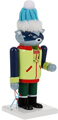 MAGICLULU Animale Schiaccianoci Giocattoli Da Tavolo Animale Del Fumetto Ornamento Natale Schiaccianoci Da Collezione Cookie Numero Di Giocattoli Mini Decor Schiaccianoci Soldato Bambola