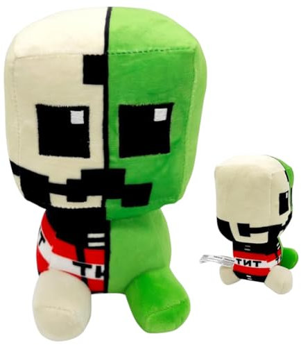 MIFKLMV Plüschtiere, Plüsch Figure, Stofftier Plüschpuppe Plüschtiere Creeper doll, Cartoon Plüschfigur Kuscheltier Plüschfiguren,Mineccraft Cartoon Charaktere Plüschpuppen Geschenke für Kinder-20cm C