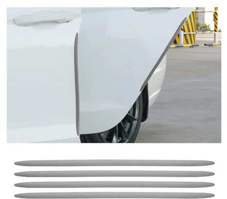 Adunsiaoto 4 Stück Anti-Kratzer Anti-Kollision Autotür Stoßstangenschutz, Türschutz Schutzstreifen Für Autotür, Autotür-Anti-Kollisionsstreifen, Universel Türkantenschutz Für LKWs, SUVs(Grau)