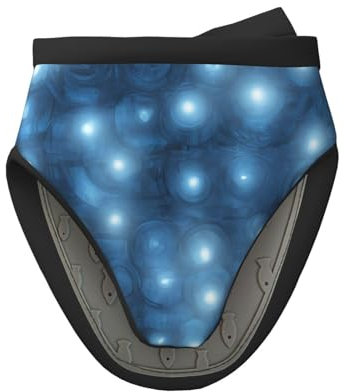 Blue Light 02 - Guanti da forno in silicone, resistenti al calore, per barbecue, cucina