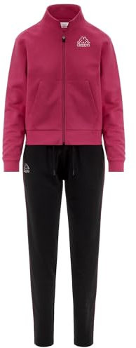 Kappa LOGO FAMALI - Sport Suits - Tuta - Donna - BLACK-FUCHSIA BRIGHT ROSE