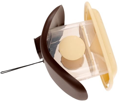 FONDOTIN Vogelfutterspender Für Draußen Halbautomatischer Wasserdichter Futterspender Für Balkon Und Garten Für Papageien Und Wildvögel Langlebig Und Wetterfest