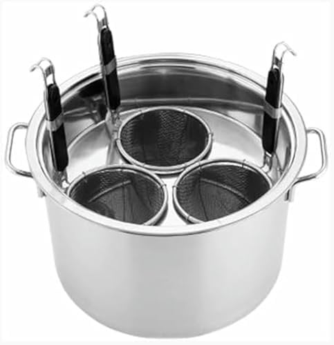 FLTRGO Topf Für Eine Multifunktionale Suppe Mit Sieb, Werkzeug Zum Kochen Von Nudeln Mit Körben Für Sieb, Werkzeug Zum Kochen Der Nudeln Mit Körben Für Strohhalme, Die Perfekt Für Nudeln, Gnocchi ~/