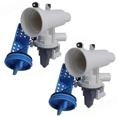 Spülmaschinen-Ablaufpumpe, kompatibel mit GFW650SPN0SN, GFW550SSN1WW, GFW850SPN0RS, GFW650SPN1SN, GFW550SSN0WW, GFW850SPN0RS, GFW650SPN1SN, 2 Stück