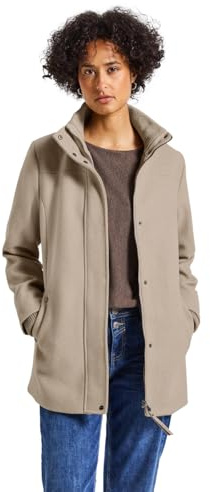 Street One Kurzmantel mit Strickdetails Soft Sand Mel. 36