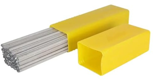 Baguettes de soudage à l'arc en acier au carbone E7018 5/32 po 50 lb lisses, idéales for la fabrication de structures et la construction navale. Aciers 5