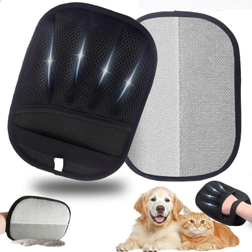 Upgrade Verdicken Fell Magnet Handschuh zur Entfernung von Tierhaaren | 2026 Pet Hair Remover Katzenhandschuh, Fellpflegehandschuh Katze Hunde, Reinigung von Sofas Teppiche Autoinnenräume