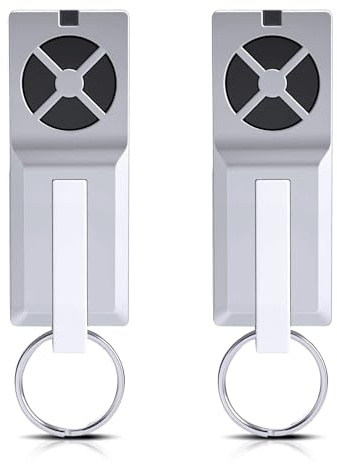 Chamberlain Lot de 2 télécommandes de rechange pour porte de garage - 4 canaux - 433 MHz - Compatible avec ML500 / ML700 / ML850 et MotorLift - Pour garage et porte extérieure