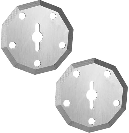 2pcs Electric Scissor Replacement Blades, Steel Cordless Cardboard Cutter Blades Compatible with Most Electric Scissors & Box Cutters