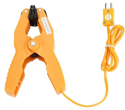 Sonew HT 05 K Type Thermocouple Sensor, Temperature Pipe Clamp 1 3 8 Inch, with Wide Operation Temperature Range 40C to 200C, for Industrial Measurement