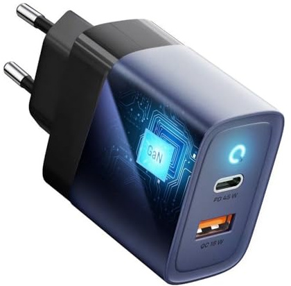 Chargeur USB-C 45W GaN pour Xiaomi REDMi Note .. Charge Rapide Double Port | Pour REDMi Note 15 Pro + 14 + 13 + 12 + 11s 11 10