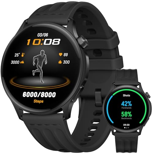 OPPO Watch S Smartwatch, 1.96 Pollici AMOLED Display, 100+ Modalità Sport, Frequenza Cardiaca e SpO2, Chiamate Bluetooth, fino a 12 Giorni Batteria, Nero