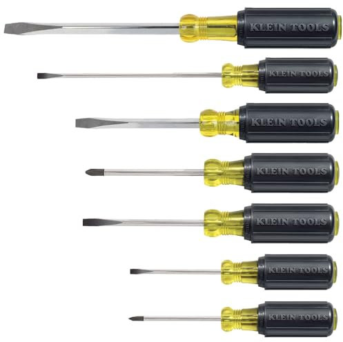 KLEIN TOOLS 7 Piece Cushion-Grip Screwdriver Set 85076