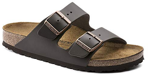 Birkenstock Arizona, Sandali Unisex – Adulto, Marrone (Marrone Scuro), 45 (Normale)
