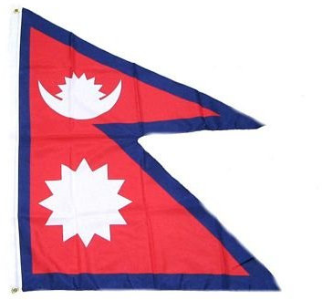Fahne/Flagge Nepal 90 x 150 cm Flaggen Fahnen