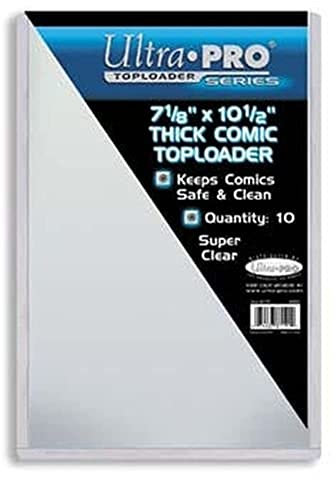 Ultra Pro 7-1/8 X 10-1/2 Thick Comic Toploader 10ct