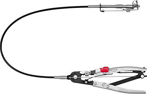 Flexible Schlauchklemmenzange mit Ratschenfunktion Bowdenzug: ca. 876 mm