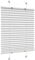 Victoria M. Easyfix Plissee Faltrollo ohne Bohren Plisseeanlage Klemmfix mit Klemmträger für Fenster und Türen, Größe: 75 x 100 cm, Farbe: Weiss