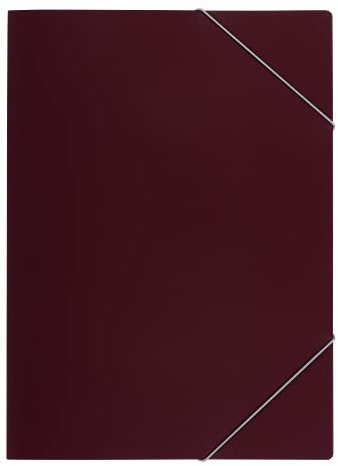 Oxford Eckspanner-Mappe, aus PP-Kunststoff, bordeaux, 10er Pack