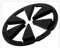Exalt Dye Rotor Feedgate Speedfeed, schwarz
