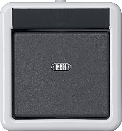 Gira 515230. – Electrical Switch (Black, Grey)