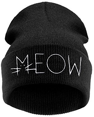 Winter Strickmütze Damen Herren Wurm Beanie Mütze Meow New MFAZ Morefaz Ltd