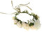 ULTNICE Blumen Kranz Stirnband Krone Blumengirlande Haare Hochzeit für Festival