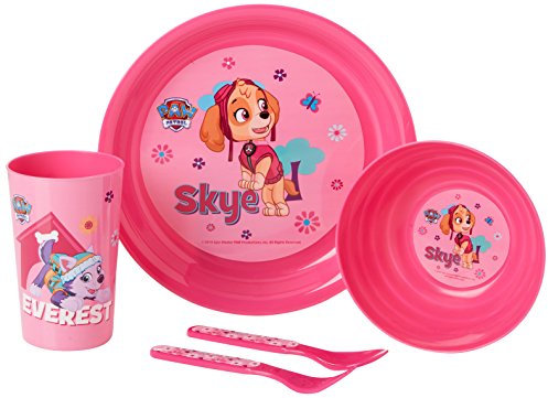 PAW PATROL 4620BL-5886 Breakfast/Lunch and Dinner Set, Pink