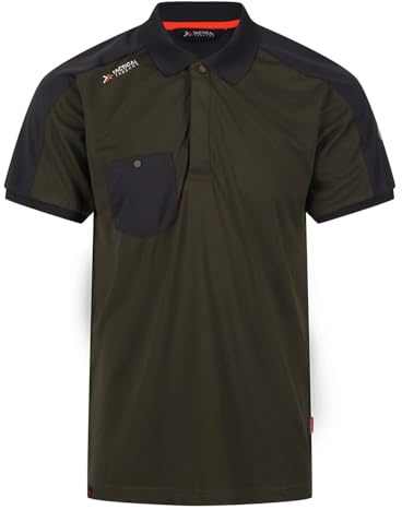 Regatta TRS167SM41C Offensive Wicking Polo, Size Small, Dark Khaki