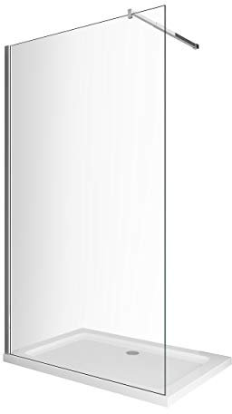 Laneri Parete Doccia, Walk in Reversible, 78-80 cm